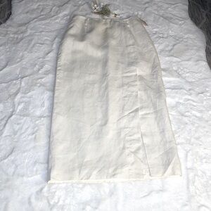 Vintage Ellen Tracy Linen Skirt NWT | Sz 12